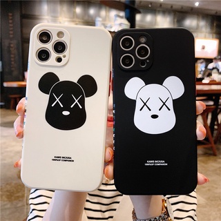 เคสโทรศัพท์มือถือ ลายหมีขาวดํา สําหรับ Samsung A52 A12 A02 A13 A30S A20 A02S a03s A02 M02 A10S A22 M22 A23 A50 A52S A72 A32 A31 A50S A30 A71 A51 A11 M11 M12 A10 M10 M52 A20S A33 5G