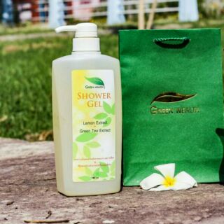 เจลอาบน้ำ Shower Gel บำรุงผิว ผิวกระจ่างใส ขนาด 780 ml Green Wealth