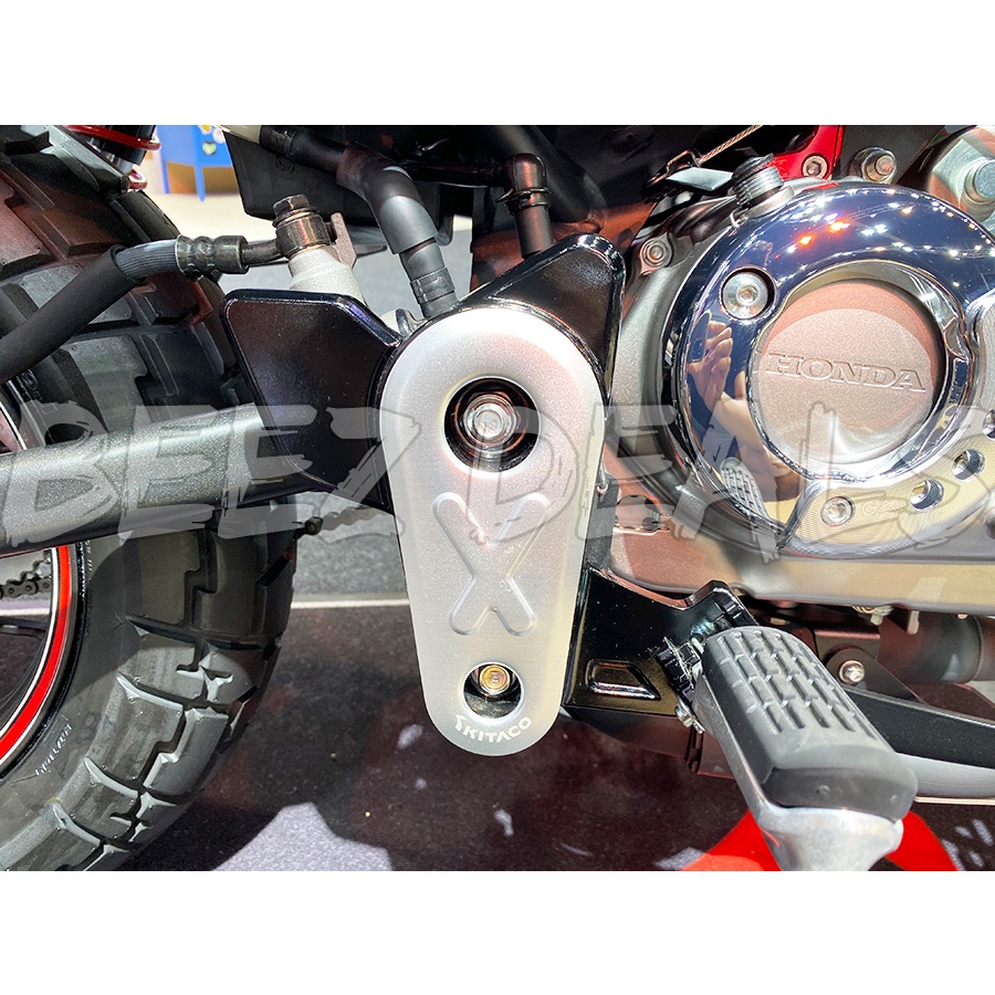 kitaco-ฝาครอบเกียร์โยง-silver-honda-monkey-125