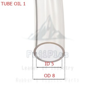 สายน้ำมันเบนซิน แก๊สโซฮอล์ gasohol ทนแรงดัน ขนาด 5x8 mm. ทน E10 E20 E85 91 95