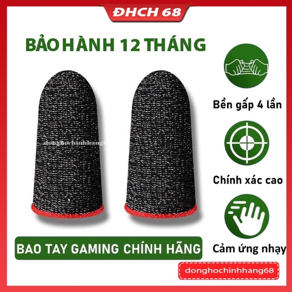 ภาพหน้าปกสินค้าถุงมือสำหรับเล่นเกม คาร์บอนไฟเบอร์ระดับพรีเมียม Anti-Sweating Hands Gaming Finger Sleeve จากร้าน miho312021 บน Shopee