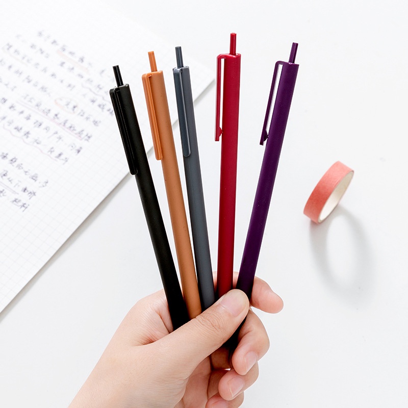 ปากกาลูกลื่นหมึกสีอัตโนมัติ-0-5-มม-ปากกาเครื่องเขียน