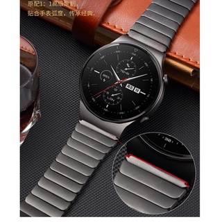 สินค้า Official Style คุณภาพสูง สาย Huawei gt2 pro Strapเหล็กกล้าไร้สนิม huaweiwatch gt 2 pro สายนาฬิกา Huawei Watch GT2 pro Strap Metal Wrist Band For Huawei Watch band Watch Accessories