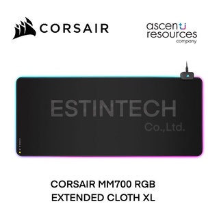 MOUSEPAD (แผ่นรองเม้า) CORSAIR MM700 RGB EXTENDED CLOTH XL ของใหม่
