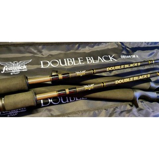 คันเบ็ดตกปลาfenwick DOUBLE BLACK II ตีเหยื่อปลอมfenwick DOUBLE BLACK II  แบบท่อนเดียว fenwick DOUBLE BLACK II