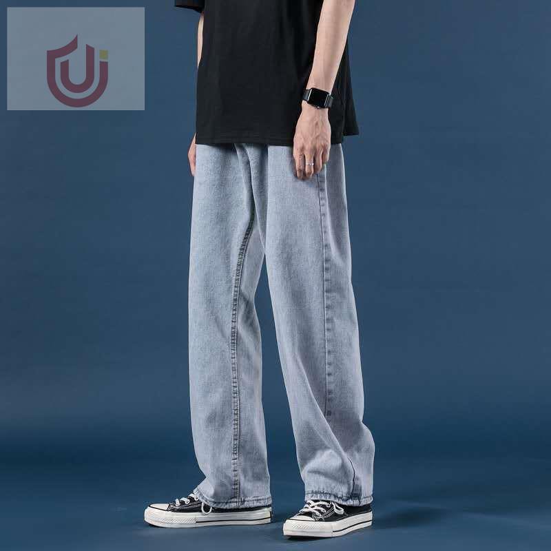 ภาพหน้าปกสินค้าส่งทุกวัน กางเกงยีนส์ทรงกระบอก กางเกงทรงยีนส์วินเทจ กางเกงผู้ชาย จากร้าน ubananaag366 บน Shopee