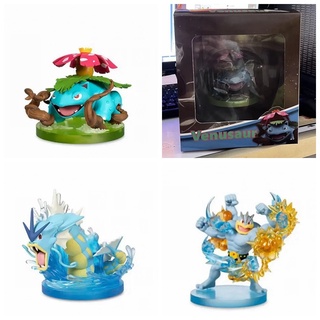 โมเดลฟิกเกอร์ Pvc รูป Pokemon Venusaur Machamp Gyarados ของเล่นสําหรับเด็ก