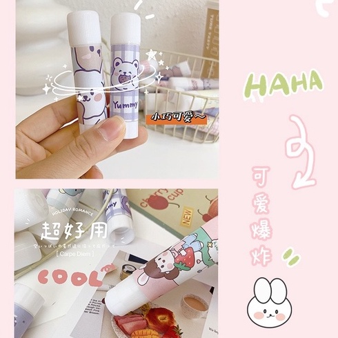 ภาพสินค้า(P-110) กาวแท่ง 9 กรัม glue stick คุณภาพดี ลายน่ารัก เกาหลี การ์ตูน กาวPVA กาวแท่งพกพา พกพาสะดวก อุปกรณ์เครื่องเขียน จากร้าน nemurestationary บน Shopee ภาพที่ 5