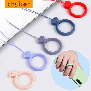 Chuker แหวนซิลิโคน ป้องกันการสูญหาย สําหรับสายคล้องโทรศัพท์มือถือ กุญแจ