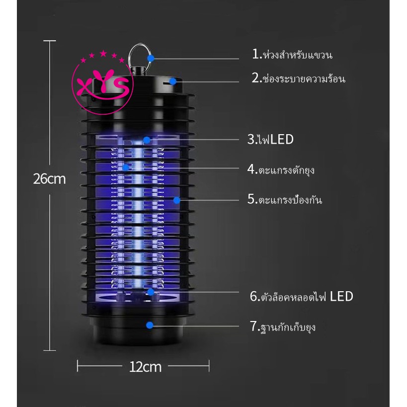 lf-200-เครื่องดักยุง-แมลง-เครื่องไล่ยุง-โคมไฟดักยุง