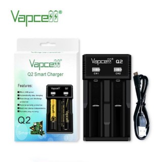 Vapcell​Q2​ รางชาร์จ​vapcell​Q2​ เครื่อง​ชาร์จ​ถ่าน​18650​ ราง​ชาร์จ​ถ่าน​เครื่อง​vapcell​Q2​แท้