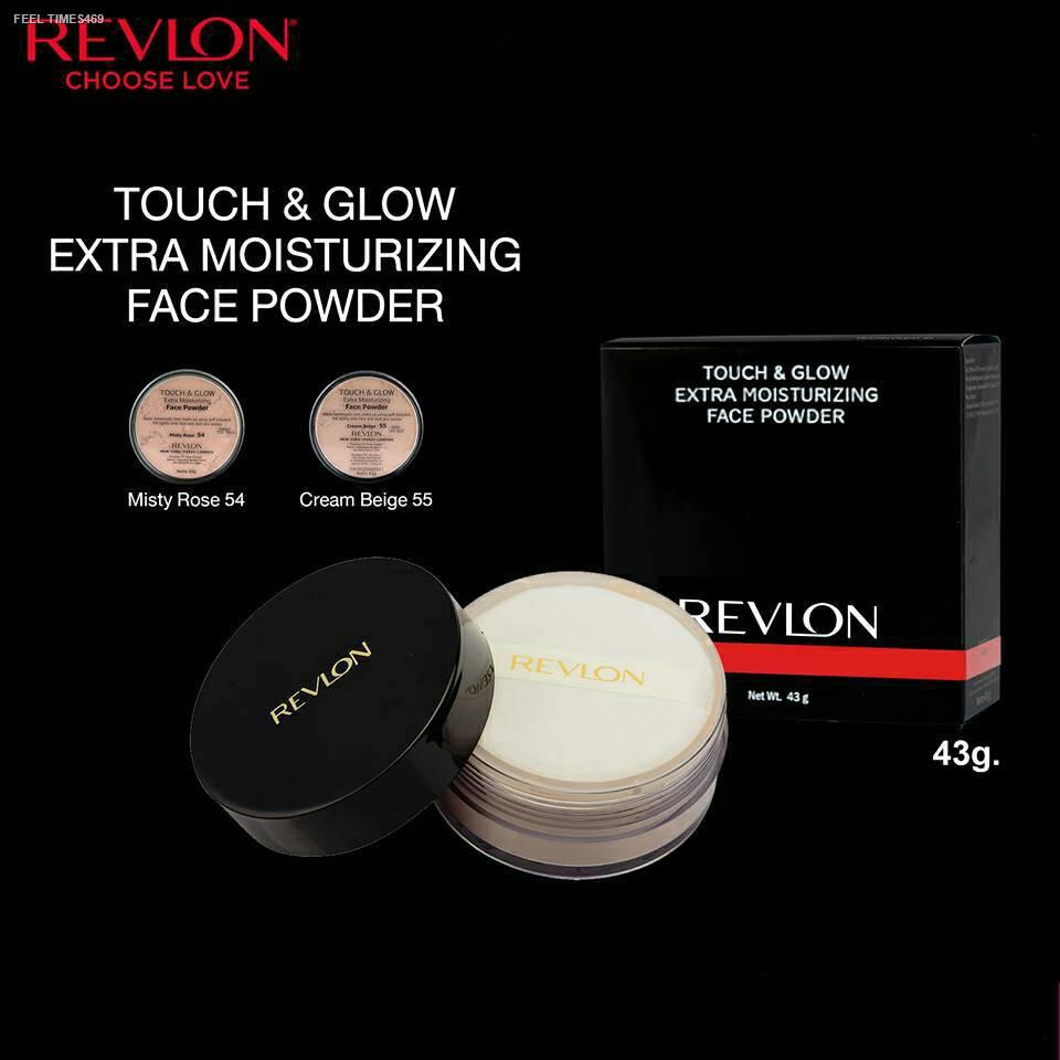 พร้อมส่ง-ฉลากไทย-revlon-touch-amp-glow-loose-powder-แท้-ครบเบอร์-แป้งฝุ่น-เรฟลอน-แป่งคุมมัน-ทัช-แอนด์-โกล์ว-43g