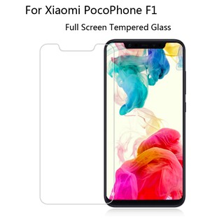 กระจกนิรภัยสำหรับฟิล์มกันรอยหน้าจอสําหรับ Xiaomi Pocophone F 1 H 2 . 5 D