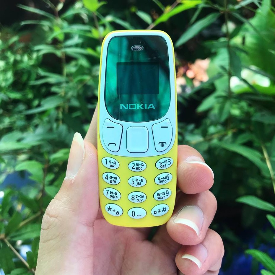 nokia-โทรศัพท์มือถือ-สีเหลือง-ใช้งานได้-2-ซิม-โทรศัพท์ปุ่มกด-รุ่นใหม่2020-โทรศัพท์จิ๋ว-มือถือจิ๋ว-โนเกียจิ๋ว