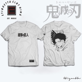 Anime shirt - Attack on Titan - Levi เสื้อคู่ ผ้านำเข้า พร้อม