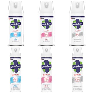 (มี 3 กลิ่น/2ขนาด) Family Guard Disinfectant Aerosol แฟมิลี่การ์ด สเปรย์กำจัดกลิ่นไม่พึงประสงค์และฆ่าเชื่อโรค