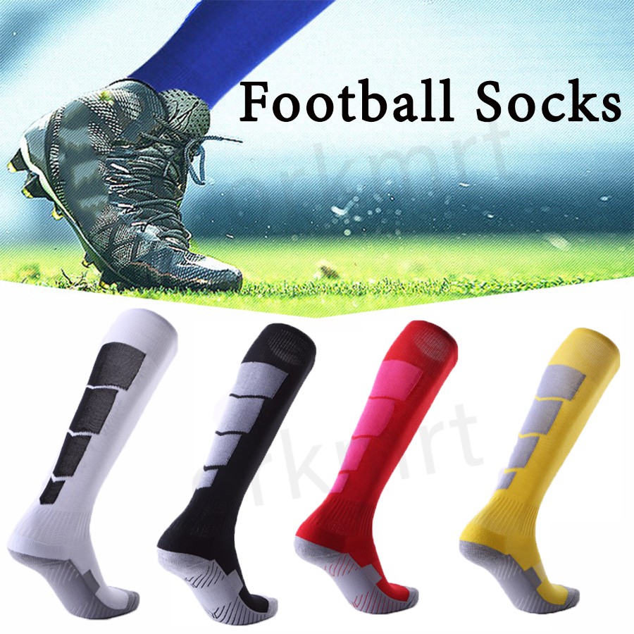 ภาพหน้าปกสินค้าผู้ชายถุงเท้ากีฬากลางแจ้งบาสเกตบอลฟุตบอลยาวถุงเท้ากีฬาสำหรับวิ่งกีฬาMen Football Socks Breathable Sports Socks Orkmrt