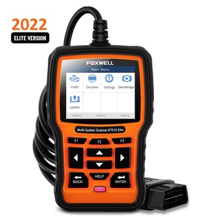 Foxwell เครื่องสแกนเนอร์วินิจฉัยรถยนต์ NT510 Elite OBD2 SAS BRT DPF