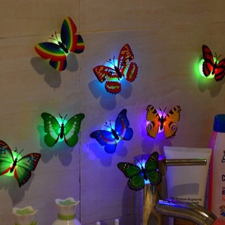 โคมไฟ LED รูปผีเสื้อ ทนทาน ประหยัดพลังงาน สําหรับตกแต่งบ้าน ระเบียง ห้องเด็ก DIY