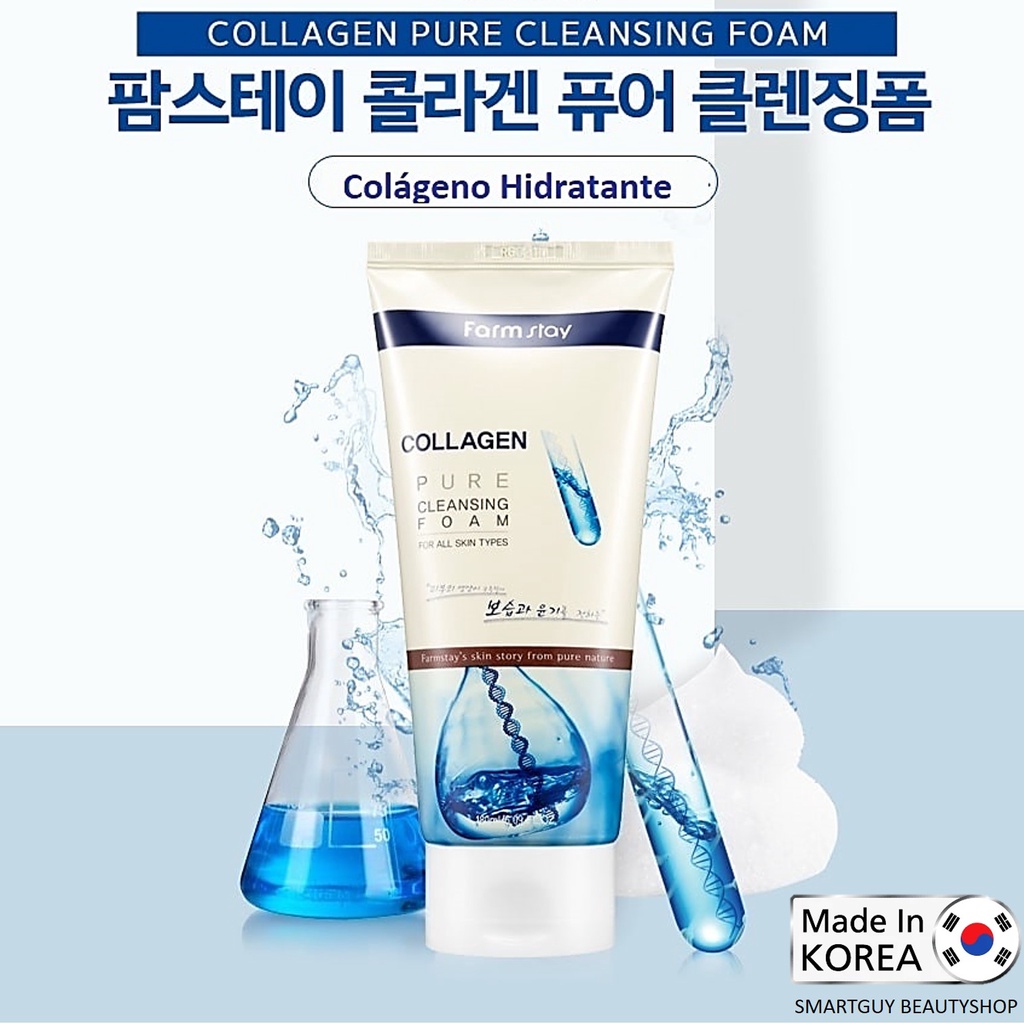 Farmstay Collagen Pure Cleansing Foam 180ml คลีนซิ่งโฟมล้างทำความสะอาด ...