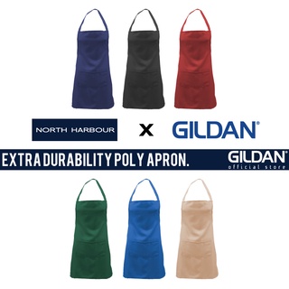 Gildan X North Harbour ผ้ากันเปื้อนโพลีเอสเตอร์ 100% ทนทาน ไร้กลิ่น NHA1100 สําหรับทุกเพศ