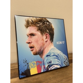 Kevin De Bruyne Manchester City กรอบรูป ตกแต่งห้อง ตกแต่งบ้าน พร้อมติดตั้งขึ้นผนัง