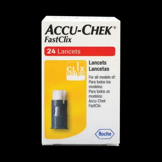 ภาพหน้าปกสินค้าaccu-chek Fast Clix  กล่อง 24 ชิ้น ที่เกี่ยวข้อง