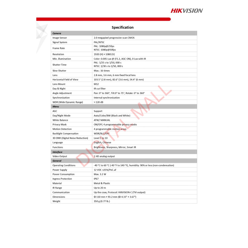 กล้องวงจรปิด-hikvision-2-ล้านพิกเซล-ds-2ce56d8t-it1e-ประกันศูนย์ไทย-ของแท้-100-กล้องที่สามารถจับภาพในทุกสภาพแสง