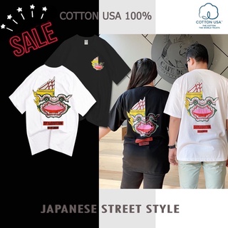 🔥ใส่โค๊ด STJUN18 ลด20% 🔥 เสื้อยืด ลายหนุมาน แนวสตรีท สกรีนลายหน้าหลัง คุณภาพส่งออก เสื้อยืดผู้ชาย เสื้อคู่ เสื้อครอบคร