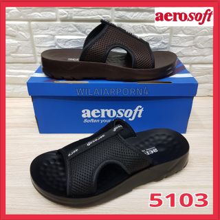 ภาพหน้าปกสินค้ารองเท้าแตะ aerosoft สีดำ สีน้ำตาล รุ่น5103 (เบอร์ 38-46) ซึ่งคุณอาจชอบราคาและรีวิวของสินค้านี้