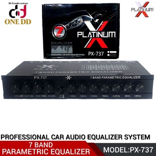 ปรีรถยนต์ PLATINUM-X ปรีรถยนต์ 7แบน PX-737