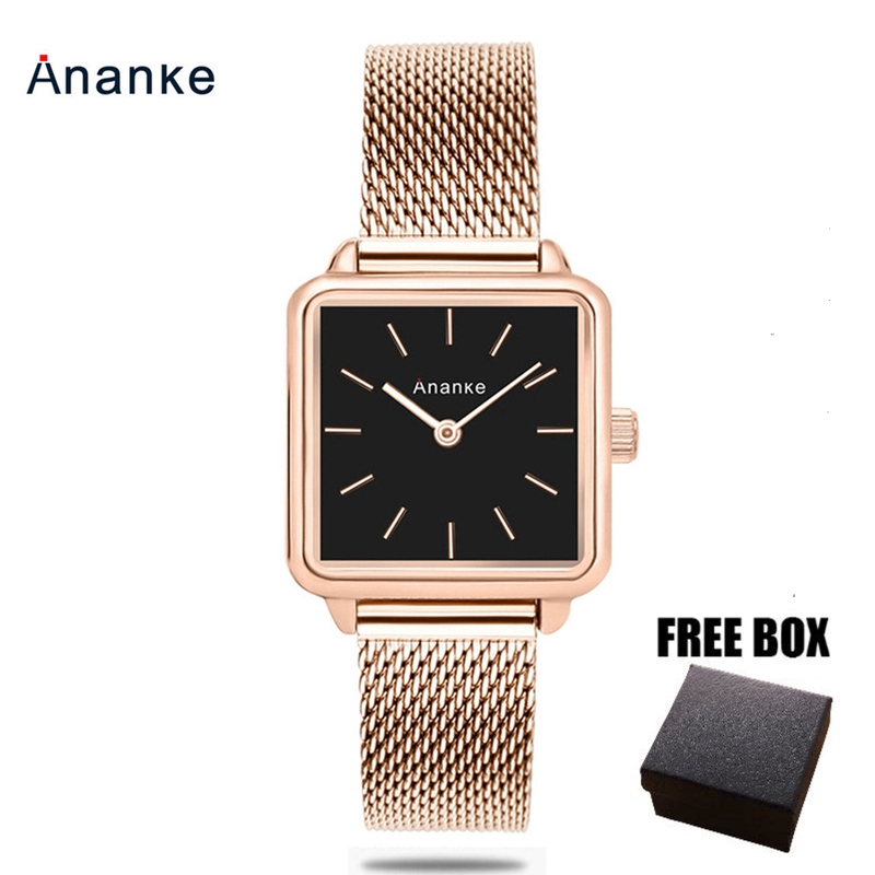 ananke-นาฬิกาข้อมือควอทซ์สายคล้องหนังแฟชั่นสตรี-an-25