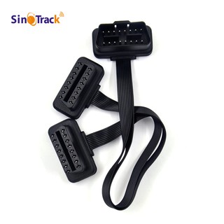 สินค้า SinoTrack สายเชื่อมต่อ Port OBD2 16 Pin แบบเข้า 1 ออก 1 และ เข้า 1 ออก 2 เพื่อช่วยขยาย Port OBD2 ในรถ