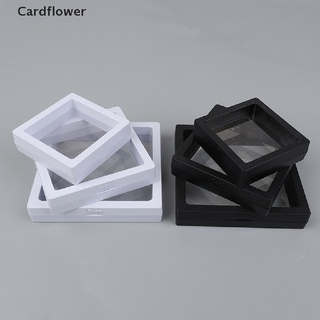 &lt;Cardflower&gt; กล่องเก็บเครื่องประดับ แหวน เข็มกลัด เหรียญ ฟิล์ม PE กันฝุ่น