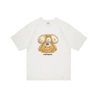 ALAND เสื้อยืด MAHAGRID MGD BEAR TEE White, Black