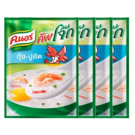 คนอร์-คัพโจ๊กกึ่งสำเร็จรูป-32กรัม-x-4ซอง
