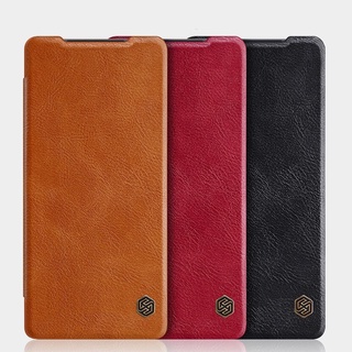 Samsung Note ทุกรุ่น เคสฝาพับ หนัง Nillkin QIN Leather Case NOTE FE Note20 Note 20 Ultra Note10 Note 10 Plus