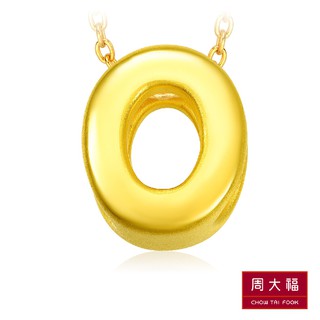 Chow Tai Fook จี้ตัวอักษร O ทองคำ 999.9 CM 16233