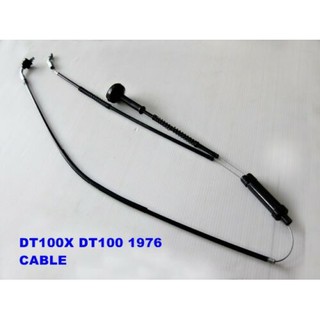YAMAHA DT100X DT100 year 1976 THROTTLE CABLE 
