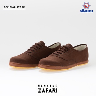 ภาพขนาดย่อของภาพหน้าปกสินค้าNanyang รองเท้าผ้าใบ รุ่น Zafari สีขาว/สีดำ/สีโกโก้ จากร้าน nanyang_official_shop บน Shopee ภาพที่ 5