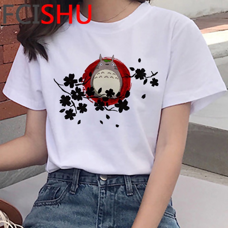 totoro-studio-ghibli-spirited-away-top-tees-ผู้หญิง-streetwear-harajuku-kawaii-ความงาม-t-เสื้อ-tumblrเสื้อยืดเสื้อยืดอิน