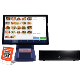 [แถมฟรีระบบจัดการร้านอาหาร 3 เดือน] แพ็คเกจ Ocha POS Lite + ลิ้นชักเก็บเงิน