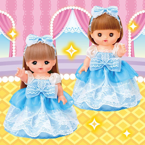เมลจัง-mell-chan-ชุดเมลจัง-ชุดเจ้าหญิง-สีฟ้า-blue-ribbon-princess-dress-ลิขสิทธิ์แท้-พร้อมส่ง-ชุดตุ๊กตา-mellchan-เสื้อผ้าตุ๊กตา-ของเล่นเด็ก-ตุ๊กตาเด็ก-เลี้ยงน้อง-ป้อนนม-baby-girl-toy