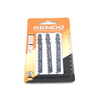 KENDO 46000601 ใบเลื่อยจิ๊กซอตัดไม้ T144D (3 ชิ้น/แพ็ค)