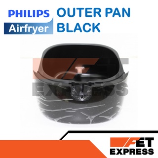 OUTER PAN BLACK อะไหล่แท้สำหรับหม้อทอดอากาศ PHILIPS Airfryer รุ่น HD9621,HD9641 (420303619721)