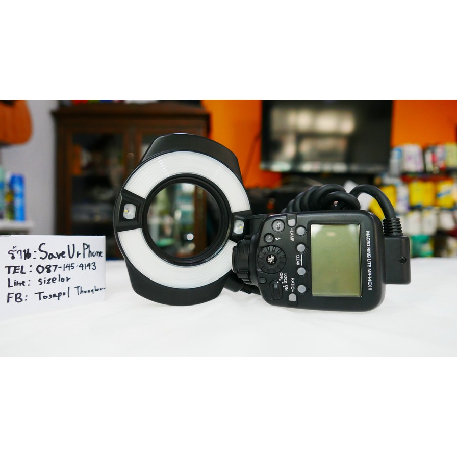 แฟลช Macro Canon Macro Ring Lite MR14EX II สภาพสวย พร้อมใช้งาน