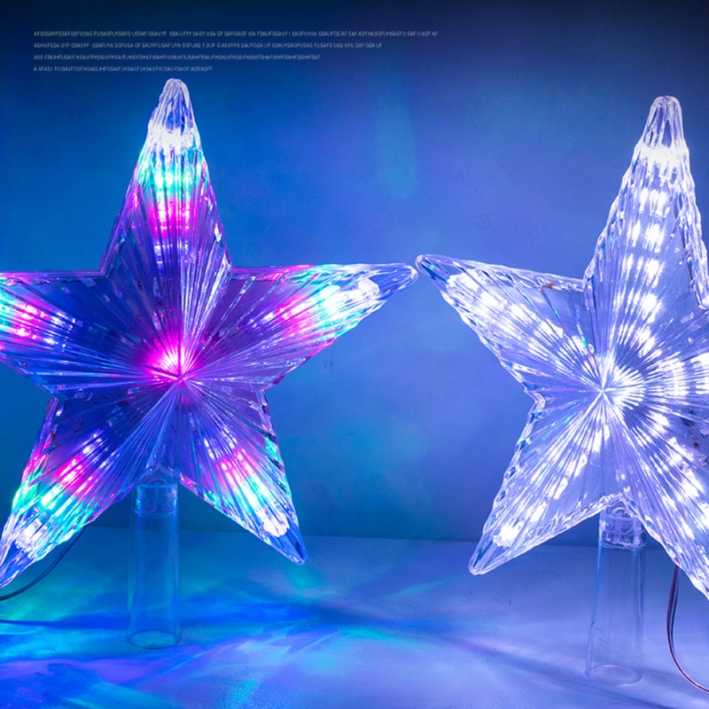 ท็อปเปอร์ต้นคริสต์มาส-รูปดาวมืด-พร้อมไฟ-led-หลากสี-ใช้แบตเตอรี่-สําหรับตกแต่งต้นไม้