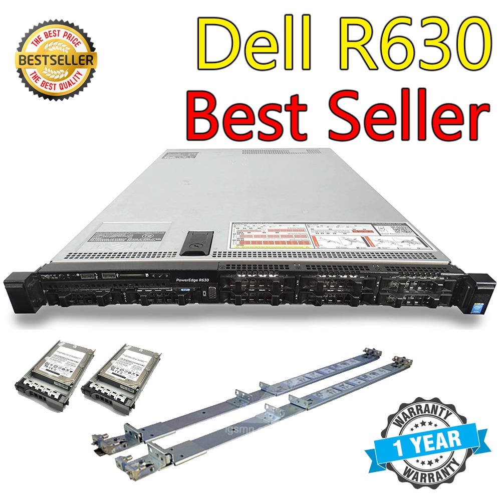 (ส่งฟรี รับประกัน 1 ปี ออก vat ได้) Dell Server R630 CPU E5-2620V3*2 ...