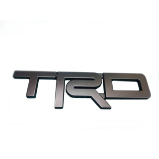 โลโก้ TRD ดำด้าน matte black LOGO TRD Size: สูง 7 CM (วัดจากตัว R) มีบริการเก็บเงินปลายทาง