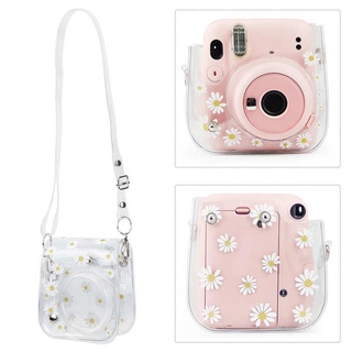 กระเป๋าเคส PVC พร้อมสายคล้องไหล่ สําหรับกล้อง Fujifilm Instax Mini 11 9 8 Foto Studio